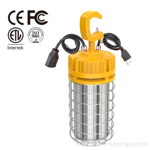 Portable LED Smart Construction Light with Hood for Workshop and Temporary Work Sites